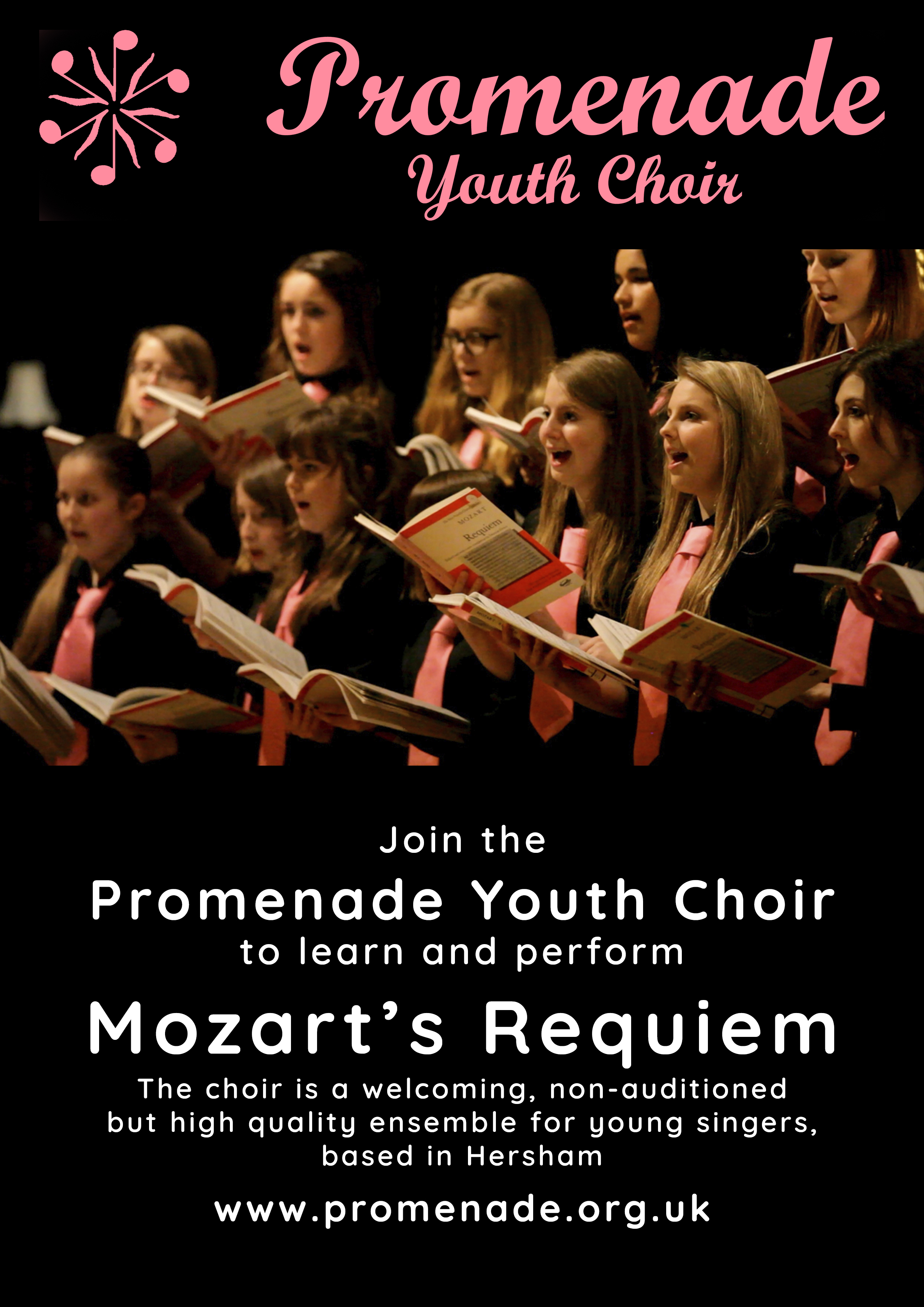 Promenade Choirs concert poster